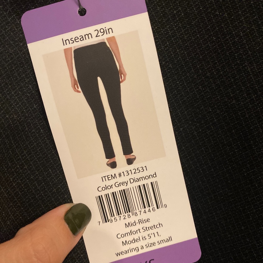 Mid-rise Comfort Stretch DKNY pants